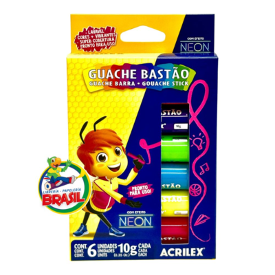 Tempera solida acrilex neon