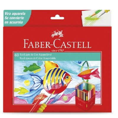 lapices de colores acuarelables de 60 faber castell