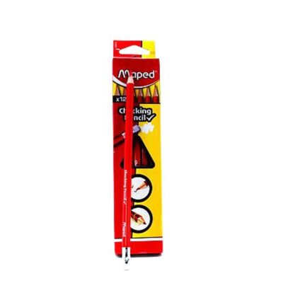 Lápiz Rojo checking pencil por unidad Marca Maped