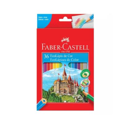 Lápices de Colores 36 unidades hexagonales Faber-Castell
