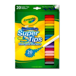 Marcadores Super Tips 20 unidades  marca Crayola