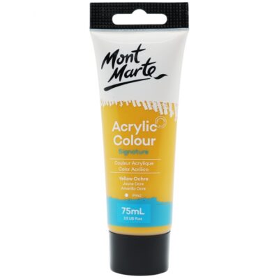 Pintura Acrílica Signature 75ml - Yellow Ochre Mont Marte