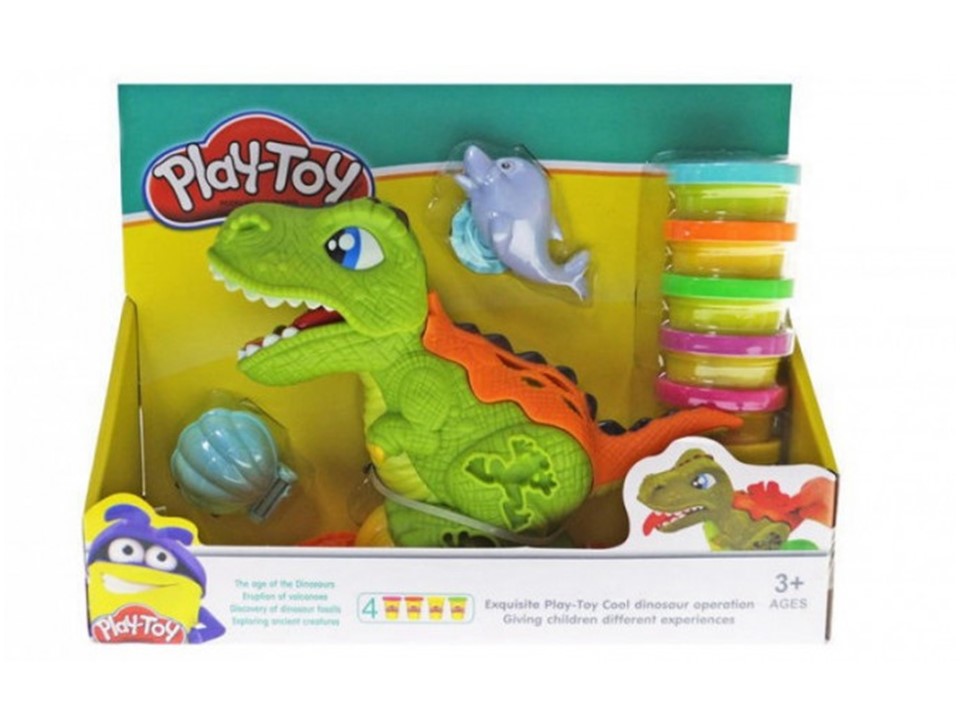 Plastilina Moldeable Play-Toy Dinosaurio - LIBRERÍA - PAPELERÍA BRASIL  BOLIVIA