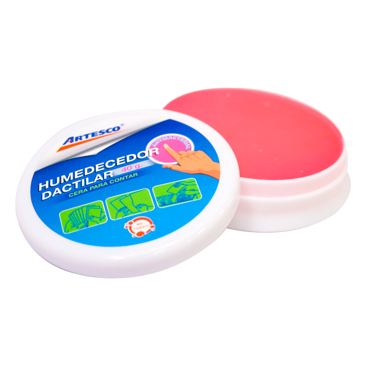 Humedecedor Dactilar 40 Gms Artesco LibrerÍa PapelerÍa Brasil Bolivia 9707