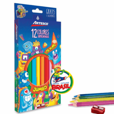 lapices de colores jumbo artesco