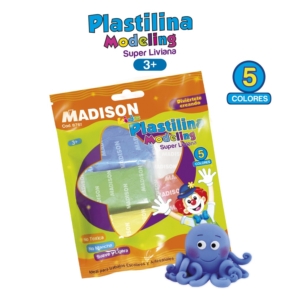 MADISON-Bolivia - Plastilina #Súper #Liviana de textura