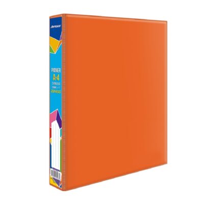 Cartapacio 2 Anilllo A4 Color Naranja Artesco
