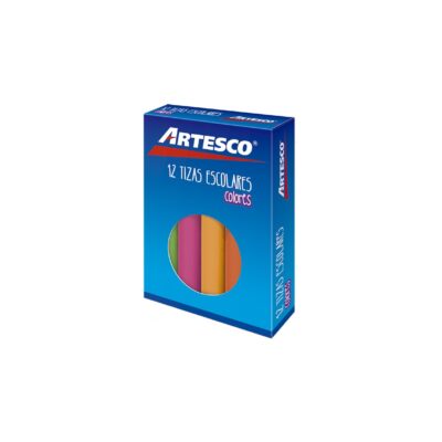 Tiza de 12 unidades Colores Surtidos Marca Artesco