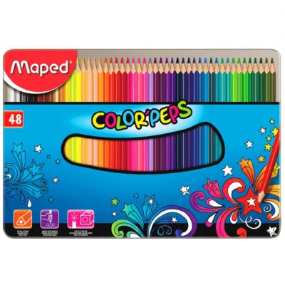Lapices de colores de 48 unidades maped