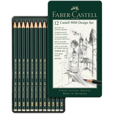 Lapices de Dibujo Faber Castell 9000