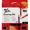 Set de dibujo mont marte de 24 piezas