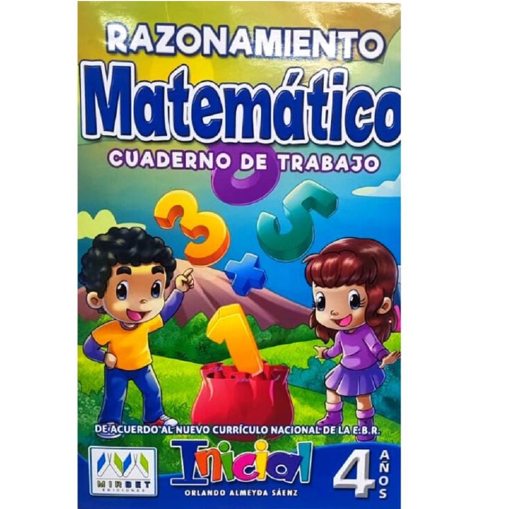 Libro Razonamiento Matemático 4 Años Editorial Mirbet - LIBRERÍA -  PAPELERÍA BRASIL BOLIVIA
