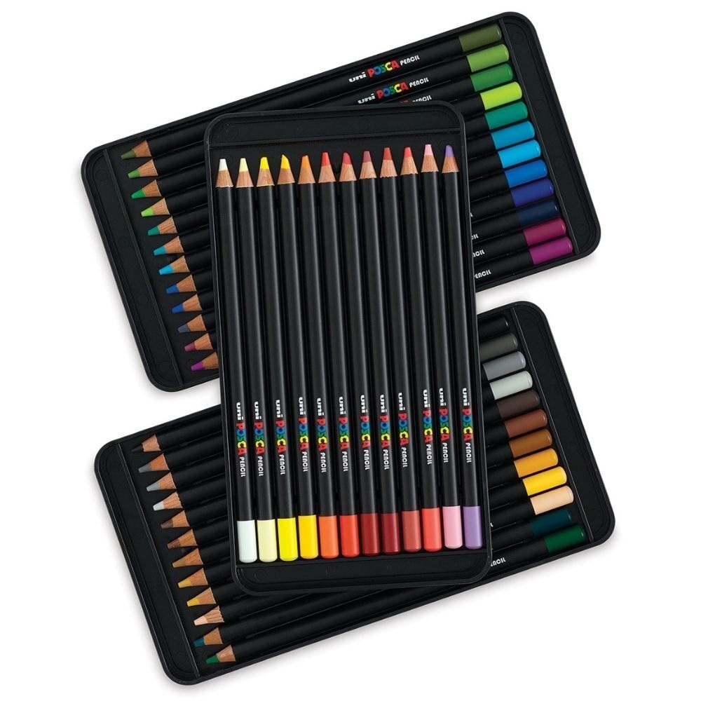 Lápices de Colores al Oleo para Multisuperficie Artistico uni - POSCA 36  Colores - LIBRERÍA - PAPELERÍA BRASIL BOLIVIA