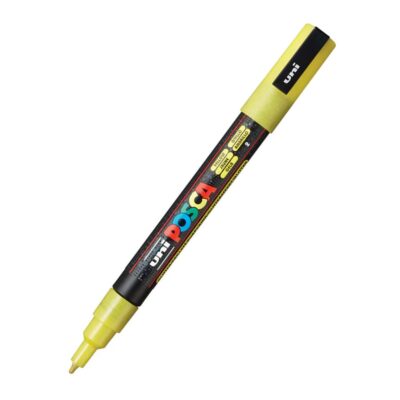 Amarillo glitter posca