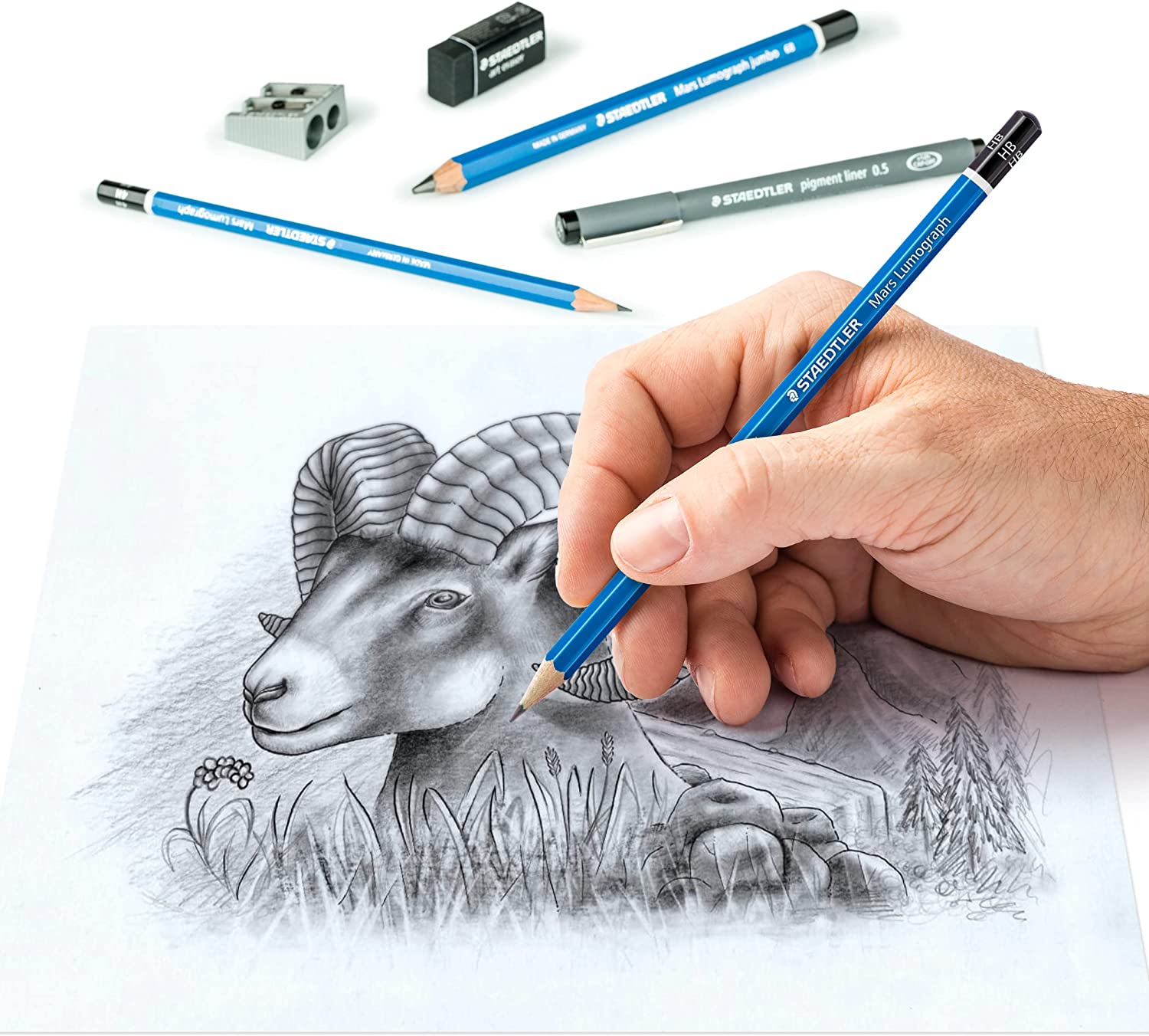 juego dibujo+grafo STAEDTLER