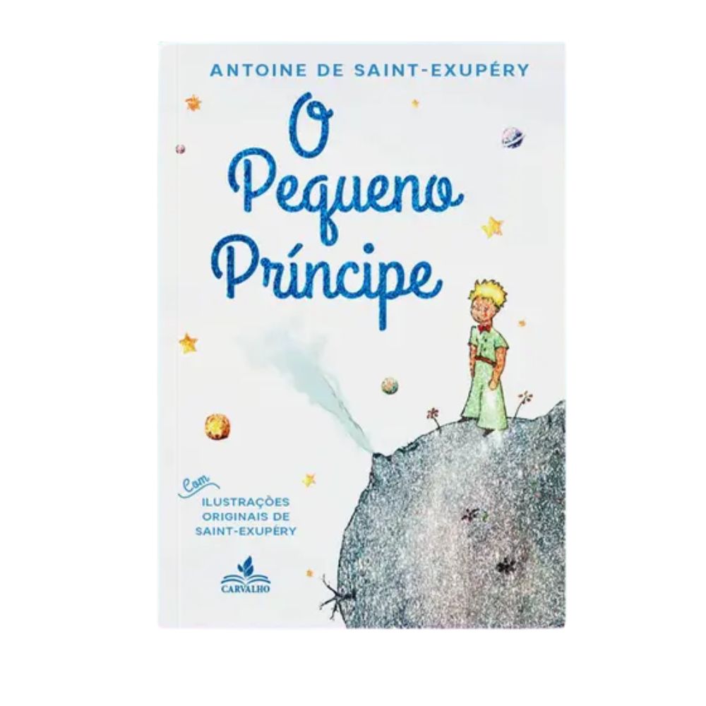 Livro O Pequeno Príncipe Capa Azul - Autor Antoine De Saint-Exupéry