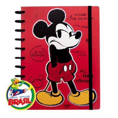 Cuaderno de Disco Mickeys Mouse