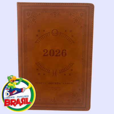 agenda ejecutiva color cafe