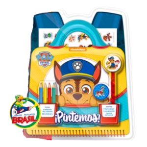Valijas Pintemos! Libro para pintar y Stickers Paw Patrol para niños 3+ años