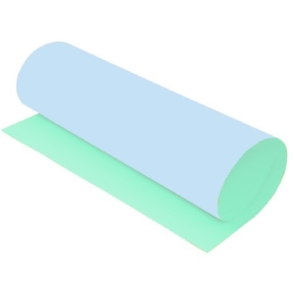 Cartulina Flashcolor Bicolor Color Pastel – Celeste y Verde  50 x 65 cm 180 grs Marca Irasa