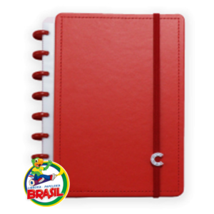 Cuaderno Inteligente Color Rojo, tamaño A5 con 80 hojas de 90 gramos con elástico