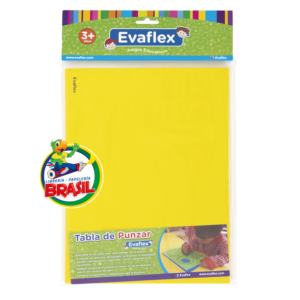 Tabla de Punzado + Punzón Marca Evaflex -diseñado para fortalecer de manera integral la motricidad fina