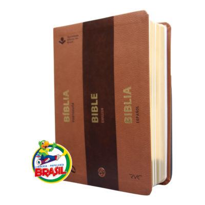 Biblia Trilingue español, portugues y ingles