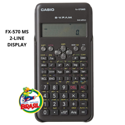 Calculadora Cientifica FX-570 MS 2-LINE DISPLAY Marca Casio