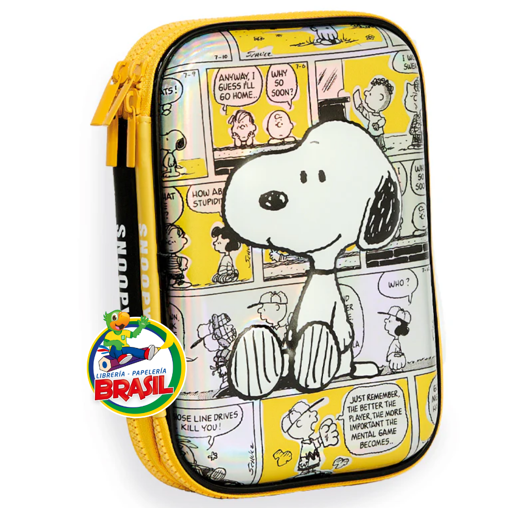 Cartuchera doble eva 2 cierre snoopy
