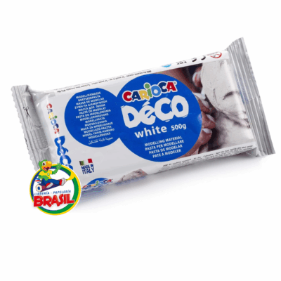 pasta para moldear color blanco carioca