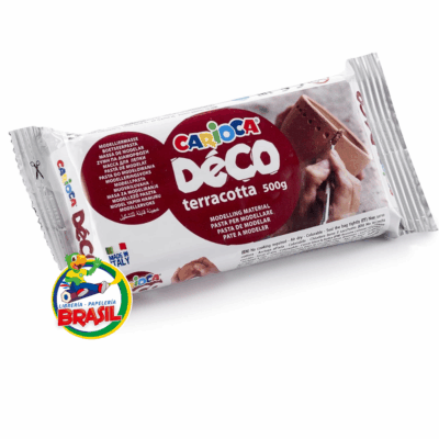 pasta para moldear color terracota carioca