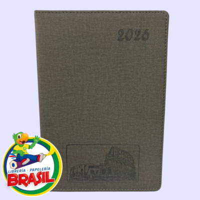 agenda ejecutiva color gris