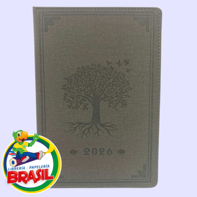 agenda ejecutiva color gris