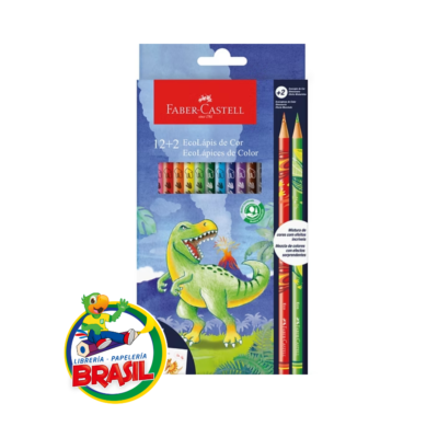 Colores dinosaurio Faber Castell 12+2 Efecto Multicolor