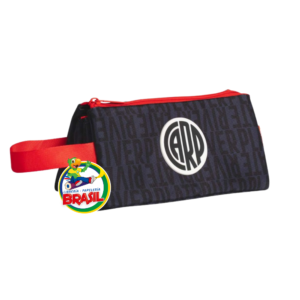 Estuchera o Cartuchera – Cúadruple 3 cierre, Compartimiento Espacioso, AFA   color negro Marca Mooving