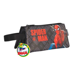 Estuchera o Cartuchera – Cúadruple 3 cierre, Compartimiento Espacioso, Spider Man  Marca Mooving