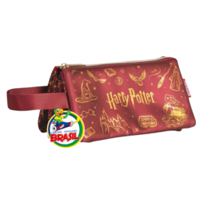 Estuchera o Cartuchera – Cúadruple 3 cierre, Compartimiento Espacioso, Harry Potter  Marca Mooving