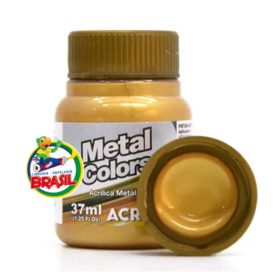 pintura acrilica oro acrilex
