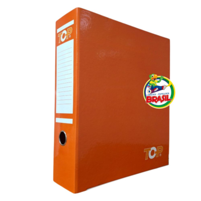 archivador palanca color naranja top