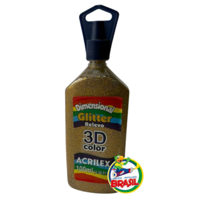 relevo glitter 100ml dorado