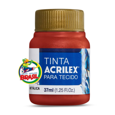 tinta para tela cobre metalico 534