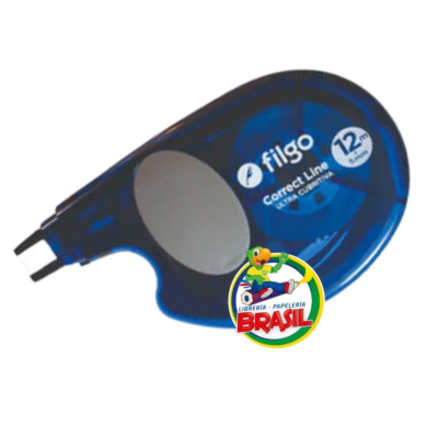 cinta correctora azul filgo