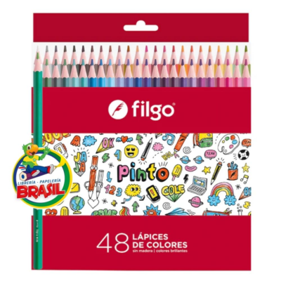 lapices de colores 48 colores filgo