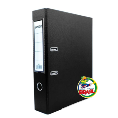 archivador de palanca milcar lomo ancho negro