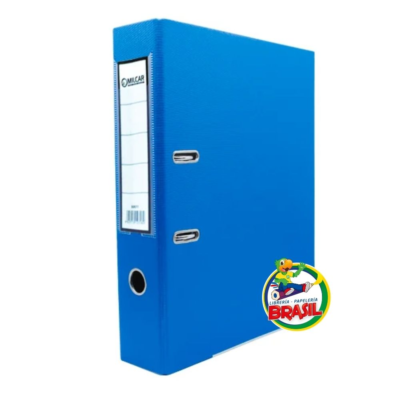 Archivador de palanca milcar azul