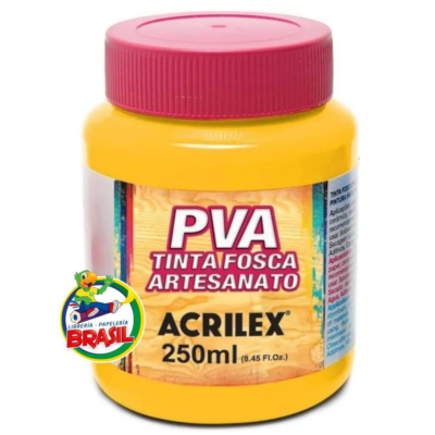 pintura acrilica PVA color amarillo tinta fosca