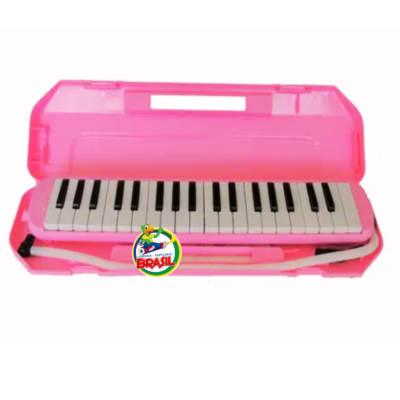 melodica estuche rigido rosado
