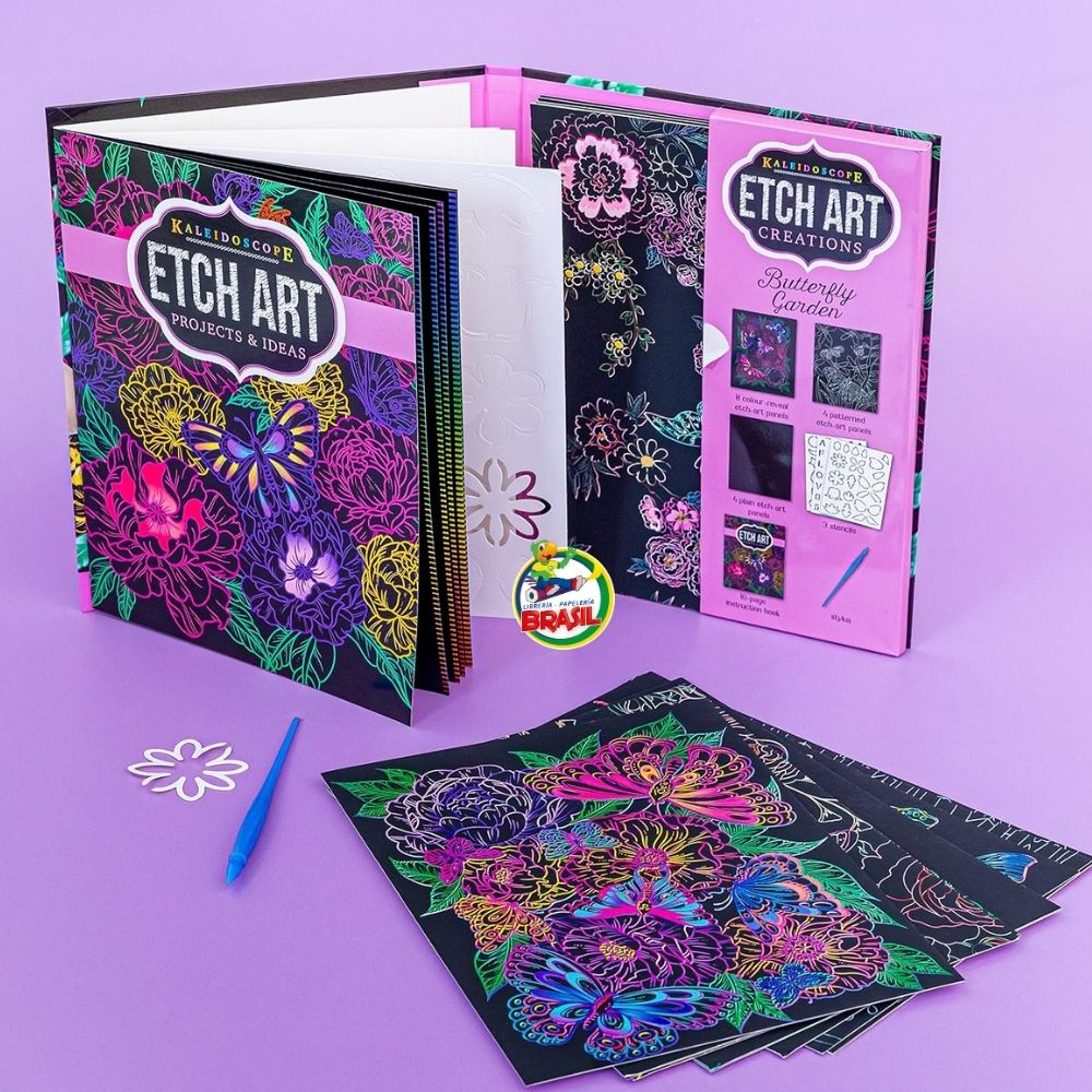 Kaleidoscope Etch Art Creations: Butterfly Garden