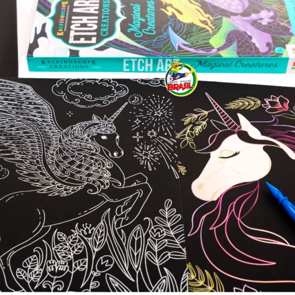 Kaleidoscope Etch Art Creations: criaturas magica