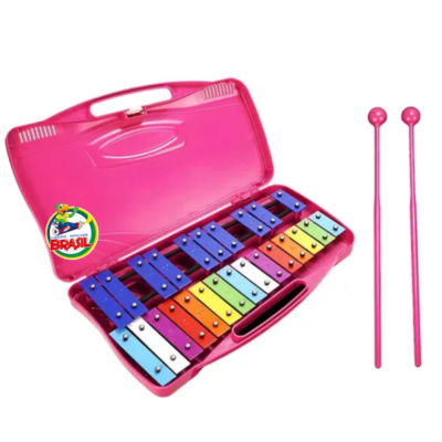 xilofono color rosa chicle